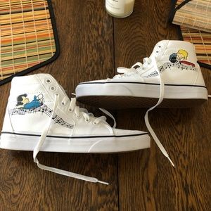 Vans peanuts by Schulz 2017 white sneakers